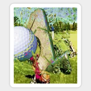 Golf club graphic style Sticker